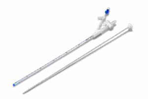 Straight drainage catheter