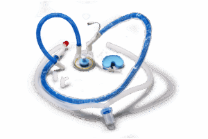 heated breathing circuit with built-in heating wire for ICU