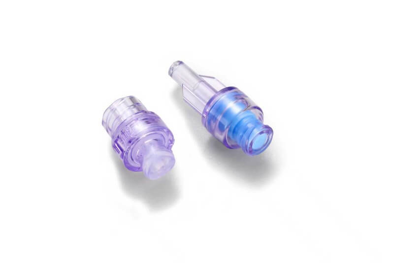 needle-free IV connector sterile medical positive pressure seal