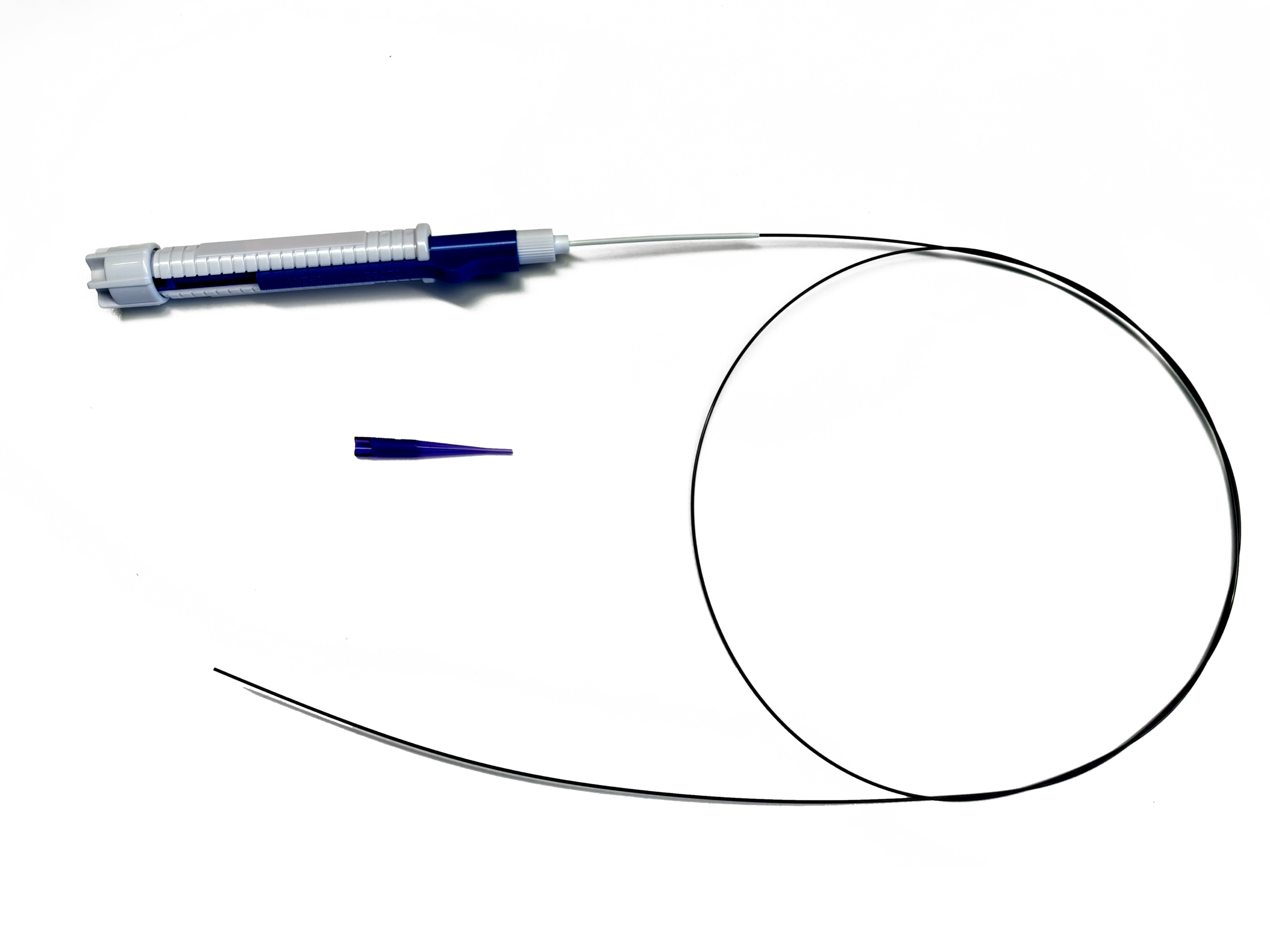 nitinol endoscopic stone retrieval basket with 360° rotatable handle